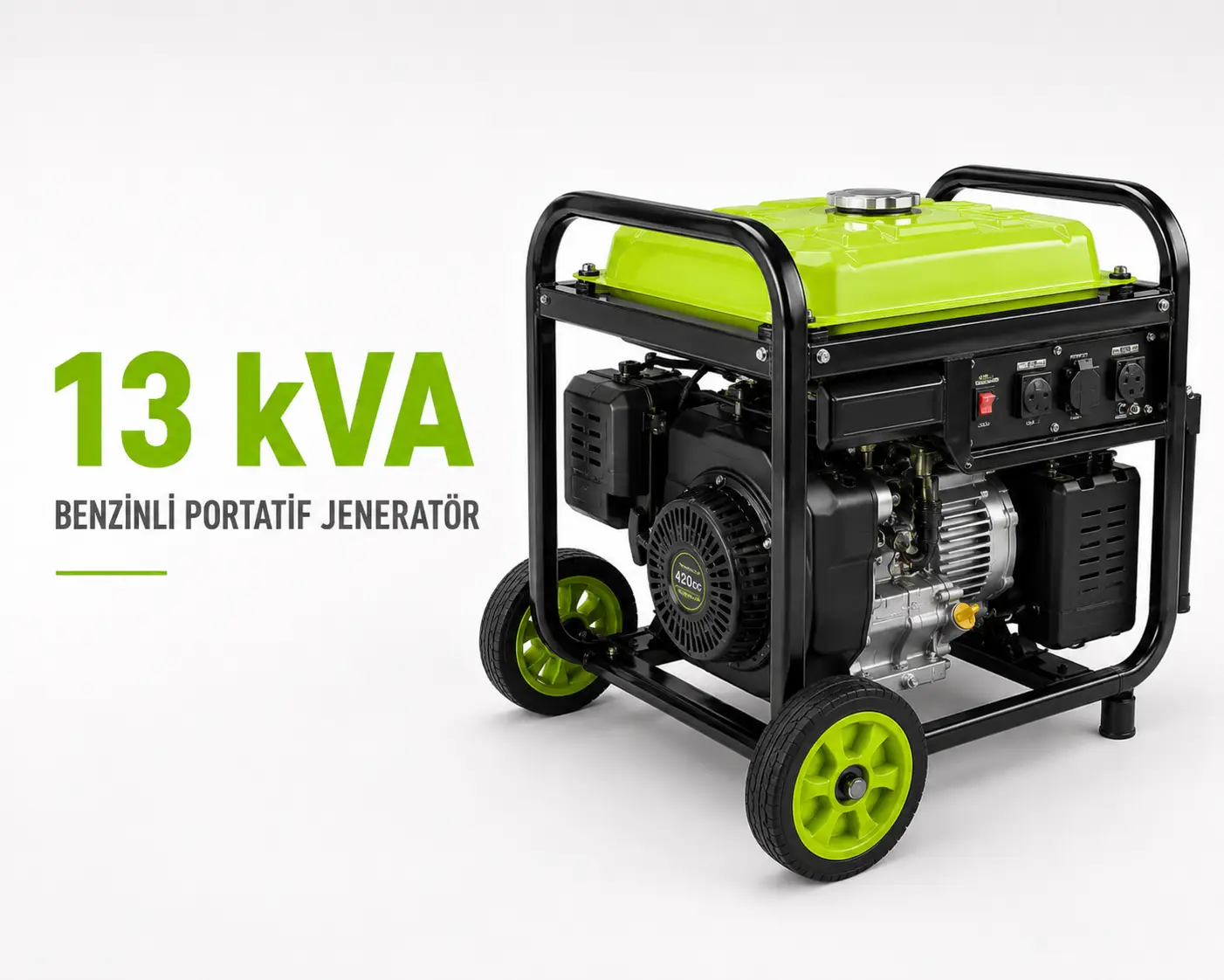 13 kVA Benzinli Portatif Jeneratör