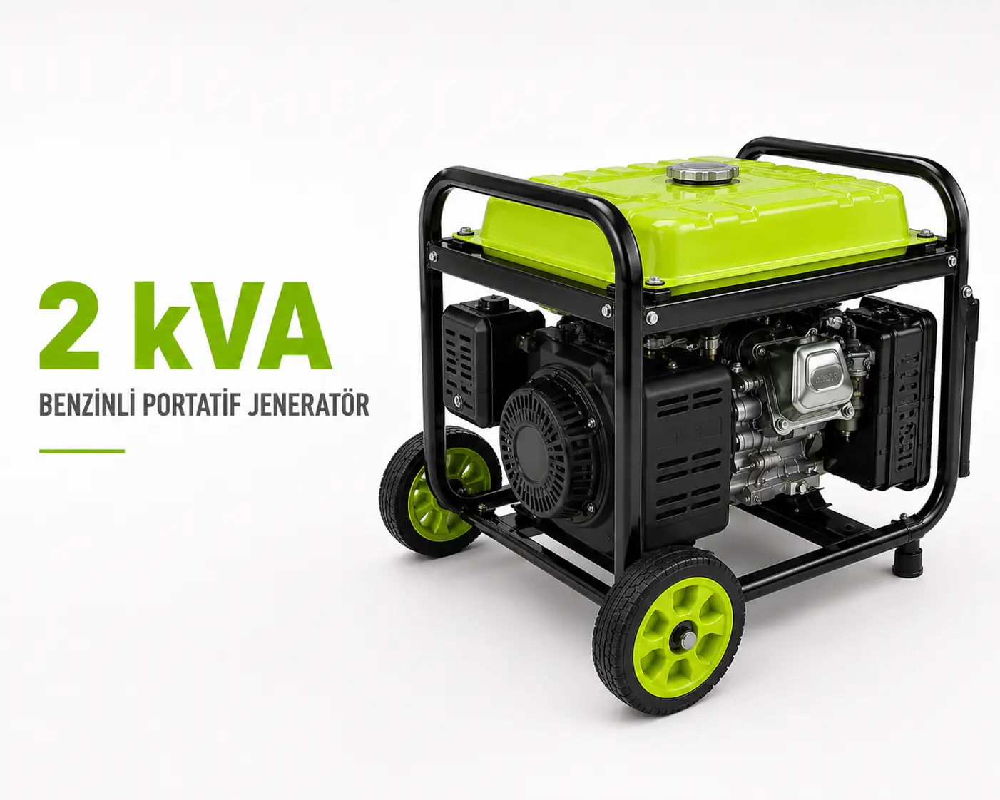 2 kVA Benzinli Portatif Jeneratör