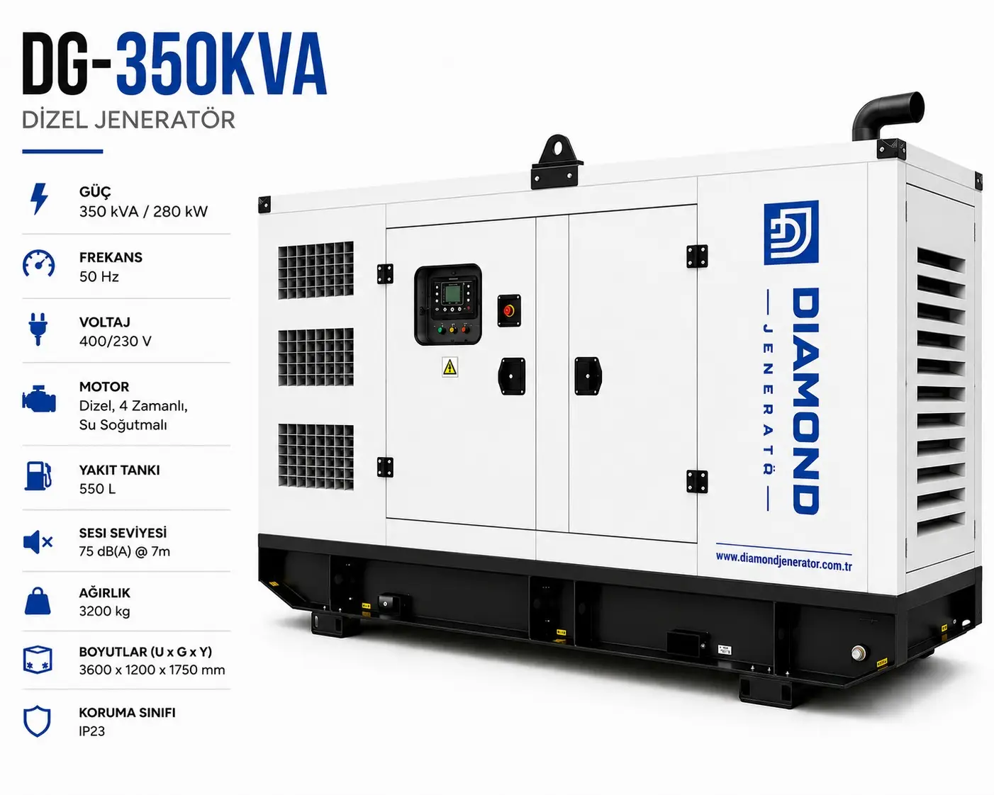 350 kVA Dizel Jeneratör
