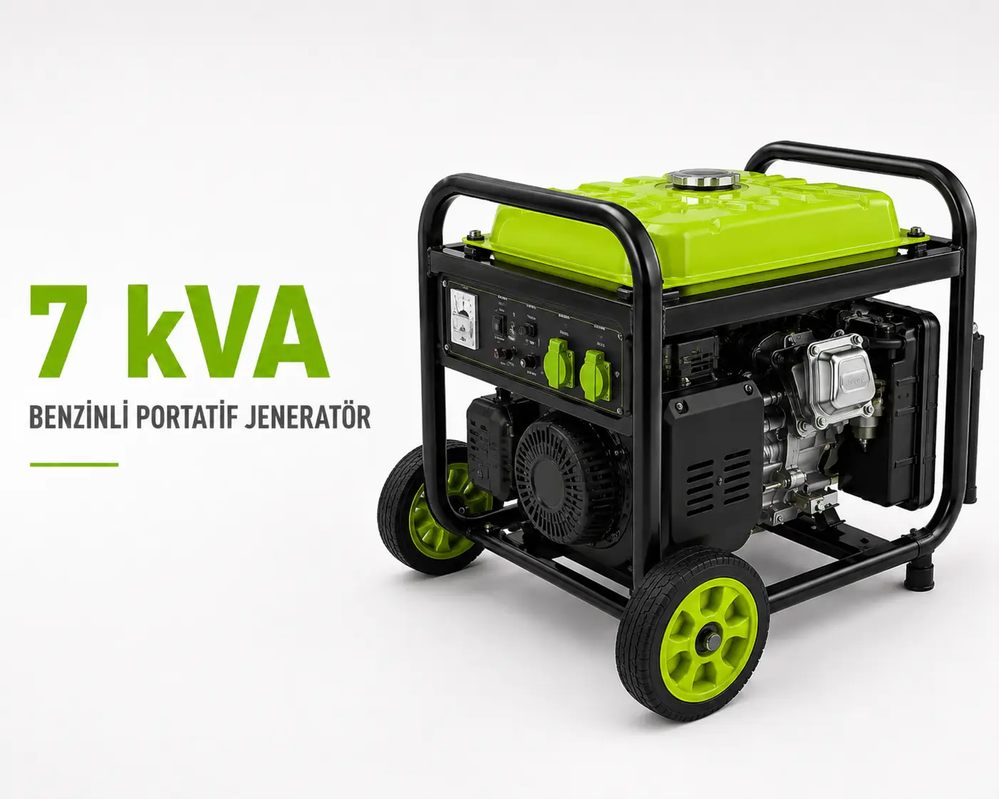 7 kVA Benzinli Portatif Jeneratör