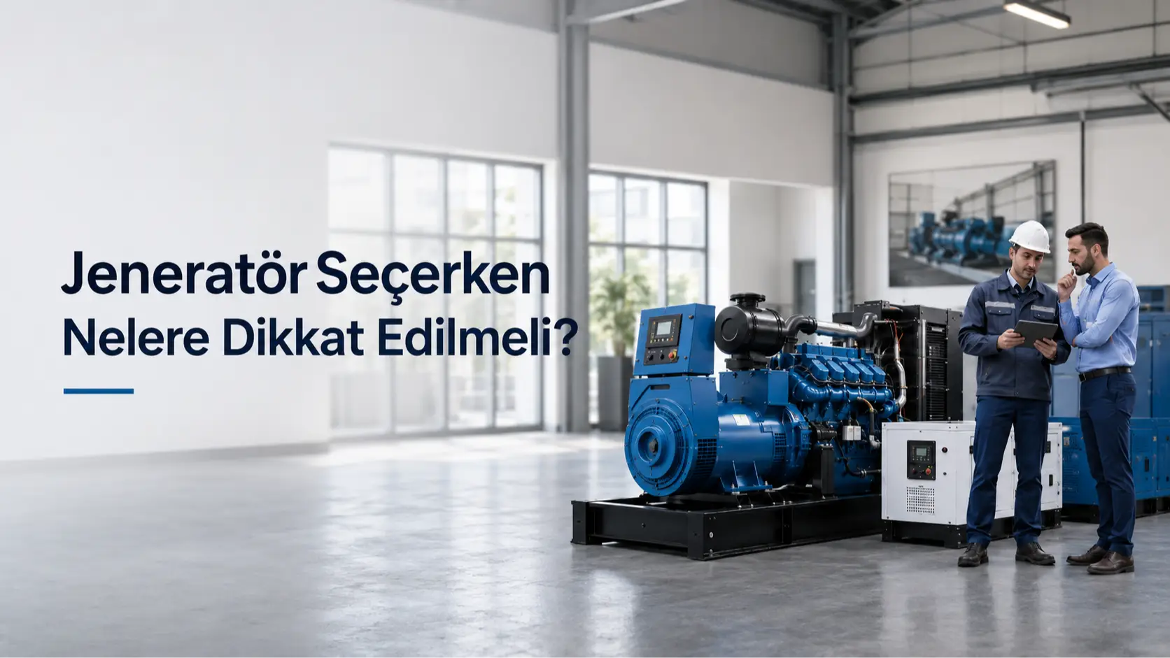 Jeneratör Seçerken Nelere Dikkat Edilmeli?